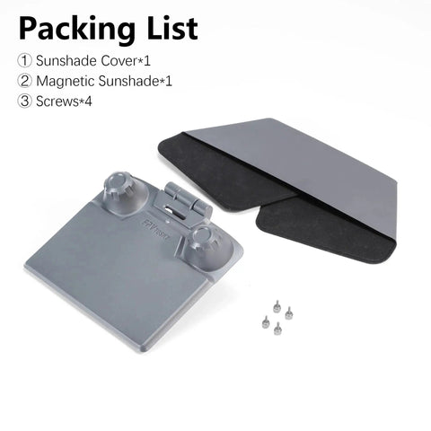 Sun Hood Cover For DJI RC 2 Controller And Joysticks Protector For DJI Mini 4 Pro And Air 3 3in1 Screen Protection Accessory
