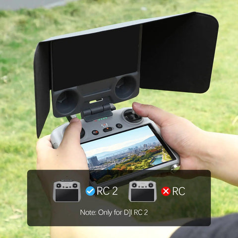 Sun Hood Cover For DJI RC 2 Controller And Joysticks Protector For DJI Mini 4 Pro And Air 3 3in1 Screen Protection Accessory