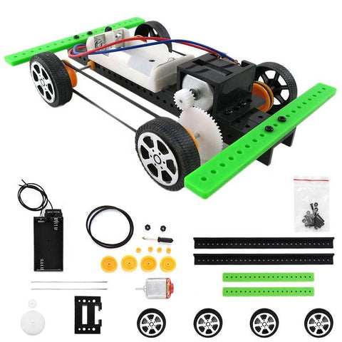 Do it yourself STEM DIY Battery Operated Toy Car Kit 42Q - VXB Ball Bearings