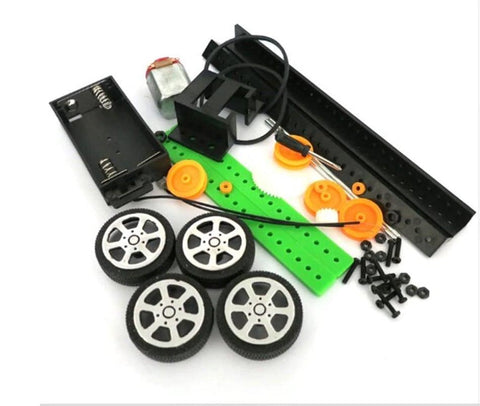 Do it yourself STEM DIY Battery Operated Toy Car Kit 42Q - VXB Ball Bearings