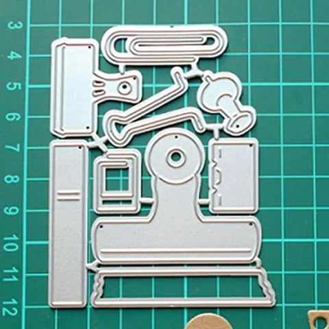 Dope Document Clips Die Cut For Card Making And Scrapbooking With Intricate Metal Cutting Design For Embossed And Cut Out Patterns