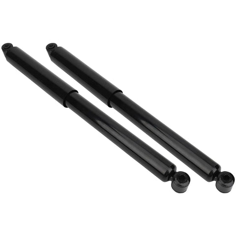 Black monotube gas shocks from Beefed Up Shock Absorbers Front And Rear Set Of 4 For Dodge Dakota 4x4 1997-2004 And Dodge Durango 4x4 1998-2003