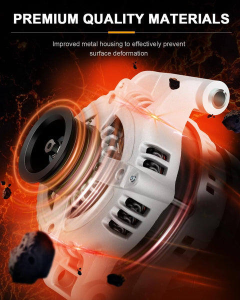 Reliable Replacement Alternator Direct Fit For Dodge Charger Challenger Magnum 2008 2009 2010 With 2.7L 3.5L 5.7L 6.1L V6 Engines High Output Battery Charging And Easy Install featuring premium metal housing.