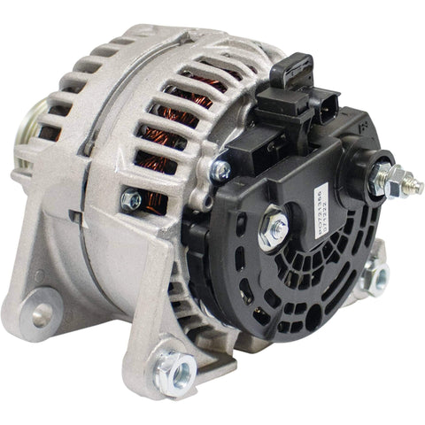 12V 180A Clockwise Alternator Replacement For Dodge Ram 2500 2007 2008 2009 2010 And Ram 3500 2007 2008 2009 2010 External Regulator Clutch Pulley 2.469 Inch OD Replaces 334-2751 ABO0396 ABO0396-180 0124525129