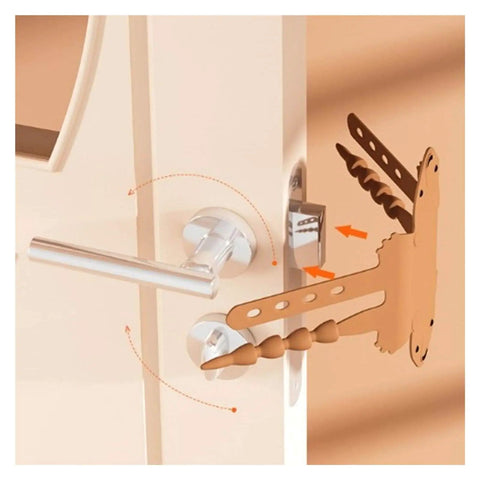 Soft padded door cushions for noise reduction and slamming prevention, non marking silicone door silencers attached to door