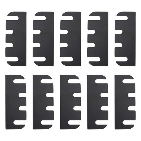 10 Pack Door Hinge Shims For Door Hinge Repair Kit 0.030 Inch Thickness 4 Inch Shims Durable PVC Injection Molded Plastic