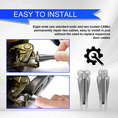 Restore reliable door latch function with this 8-piece repair kit, a direct replacement for F-Series trucks and SUVs installation