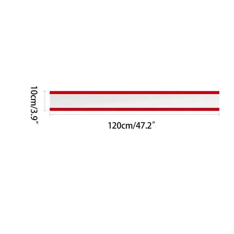 47.2 Inch Roll Door Pinch Guard Safety Stopper For Finger Pinch Prevention, made from polypropylene, 120 cm by 10 cm.