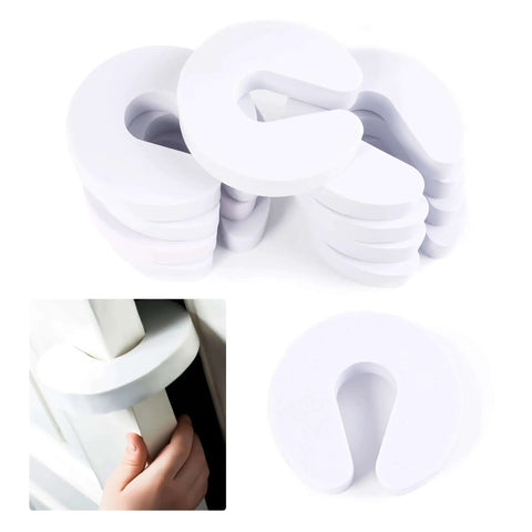 10 Pack Door Pinch Guards For Kids Thick Door Slam Stopper Finger Trap Protector Babyproofing Safety Guards Easy To Install