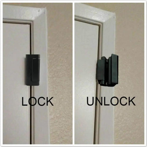 Two Pack Door Reinforcement Locks add security by reinforcing entry doors against forced openings, withstand up to 800 lbs