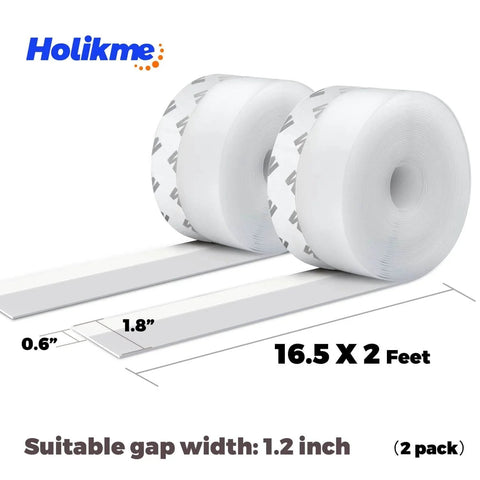 Weather Stripping Door Seal Strip 33 Feet, Sealing Sticker Sealing Tape rolls with measurements, suitable for doors and windows