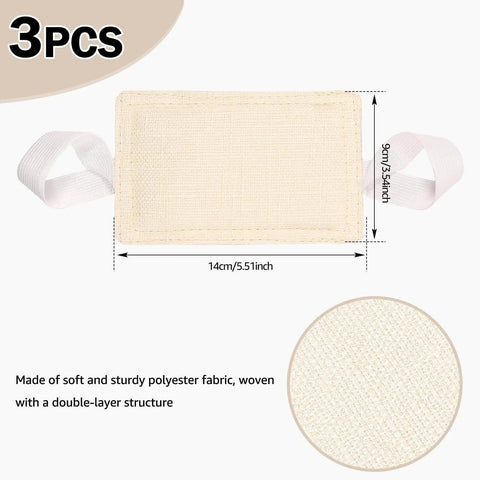 Soft door silencers reduce slams and noise for nurseries, babies, pets and light sleepers, featuring a durable double-layer polyester design.
