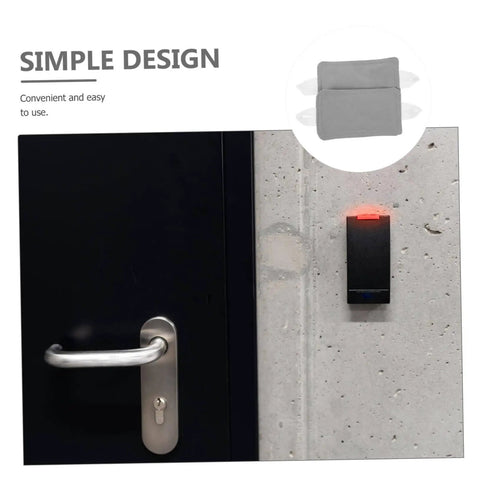 Enjoy a quieter living space with this two-pack door silencer that cushions slammed doors, protects walls, and reduces roommate noise, featuring reliable elastic straps for quick, secure mounting on dorm room doors.