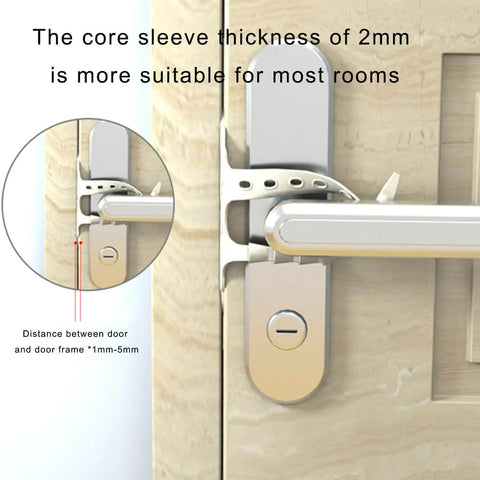 Thick Quiet Door Stopper Cushion With Anti Collision Slamming Silencers Soft Buffer Shock Absorbers For Nursery Rooms Prevents Door Slamming Protects Walls Reduces Noise And Provides Safe Gentle Door Closing Now, shown installed on door.