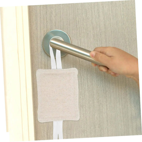 Nine Piece Door Silencers Noise Reduction Cushions For Doors Easy Install No Drill Latch Covers on door with handle.