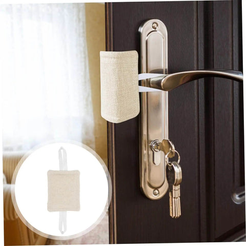 Soft, tool-free door silencers cushion every slam, preventing accidental lockouts with quiet, no-hole installation on door handle
