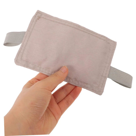 Premium Three Piece Door Silencer Cushion Set With Elastic Straps Anti Slam Door Stopper For Home Use in hand view