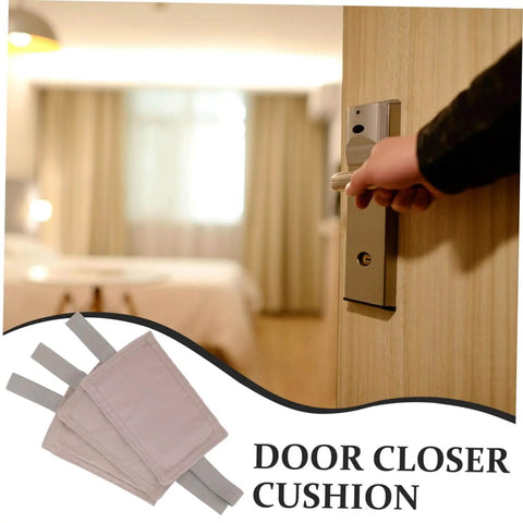 Door Silencer Cushion Set With Elastic Straps Safe Door Stopper For Nursery And Home Use Prevents Slamming And Injuries