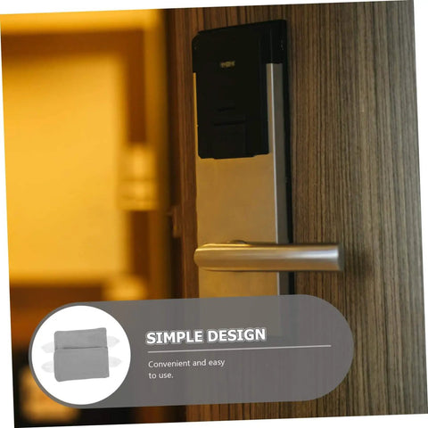 Two-piece door silencers stop slams in nurseries, daycares, bedrooms, and offices; easy no-drill installation with no surface damage, delivering calm, focused spaces and longer lasting doors.