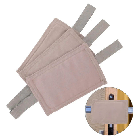 Door Silencer Cushions With Elastic Straps 3 Pack Anti Slamming Door Stops For Safe Finger Pinch Protection in Nursery Library Home