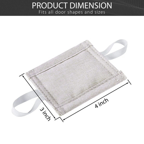 Door Silencer Pad Set For Baby Safety And Peaceful Nights No More Door Slams Cushioned Latch Cover 3 Pack 4 By 3 Inch Quiet Closer