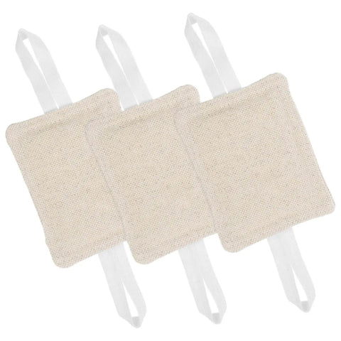 Three door slam stoppers provide quiet, damage-free openings with tool-free installation, showing three beige cushion pads with straps.