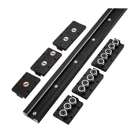 Double Axis Roller Ball Bearing Linear Motion Guide Rail Track SGR08 780mm Length with SGB08-3UU slider blocks