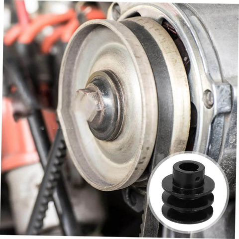 Replacement Pulley Wheel for Belt Pulleys Gas Engine Double Groove V-Belt Sheave Smooth Operation on engine