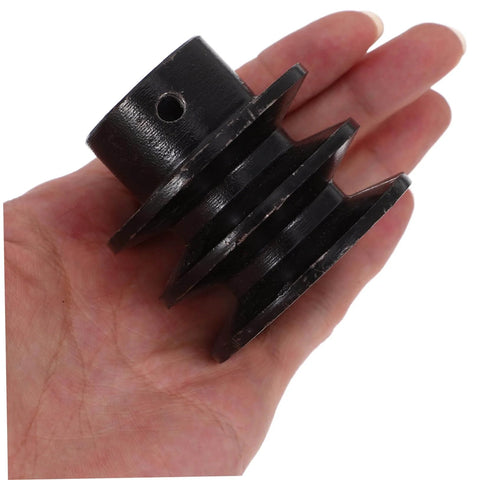 Double Groove V-Belt Pulley for Water Pump Applications Heavy Duty Cast Sheave with Simple Installation Durable Performance for Automotive Use