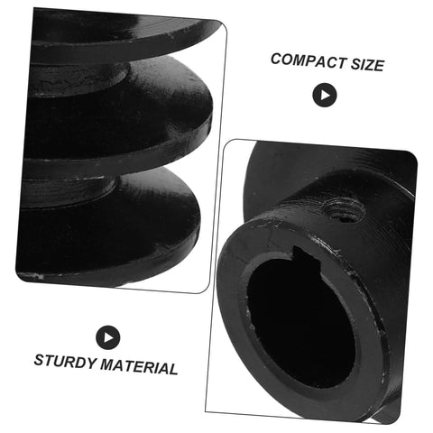 Double Groove V-Belt Pulley for Water Pump Applications Heavy Duty Cast Sheave with Simple Installation Durable Performance close-up