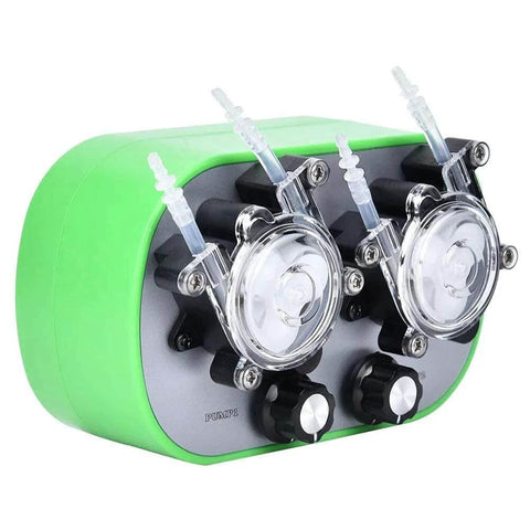 Alt Tag: Peristaltic Pump,Pump 100-240V G728-2 Peristaltic Pump Automatic Mini Self-Priming Pump Double Pump Heads green unit