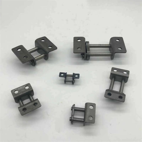 Various MINGPING Roller Chain Connector For Metal Conveyor Transmission Chain With Double Hole And Double Side Size 12A-2 Carbon Steel