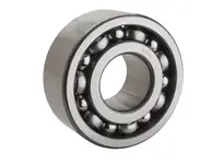 Front view of NTN 5202 Double Row Angular Contact Ball Bearing Heavy Duty Workhorse With High Load Capacity Precision Bearing