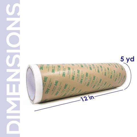 Double Sided Transfer Sheet 468MP Adhesive Tape For 3D Printing Build Plates Bonding PEI Sheets 12 In By 5 Yd Roll