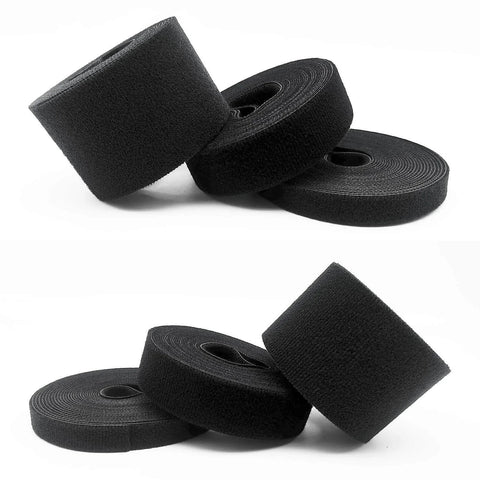 Double Sided Hook And Loop Straps For Quick Wrap Cable Bundling And Organization Heavy Duty 2 Inch Wide Self Gripping Nylon