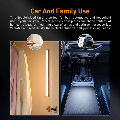 Heavy Duty Double Sided Mounting Tape Half Inch By Eighteen Feet Waterproof Foam Adhesive used in car and home
