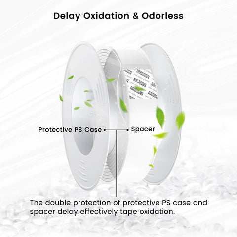 Heavy Duty Double Sided Tape Nano Clear Mounting Tape Sixteen Point Four Feet Extra Large Removable Traceless Adhesive with protective case