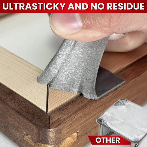 Installing UltraSticky Heavy Duty Double Sided Mounting Tape Pads 56 Pieces 2x1.18 Inch Rectangles Heat Resistant 1.5mm Thick