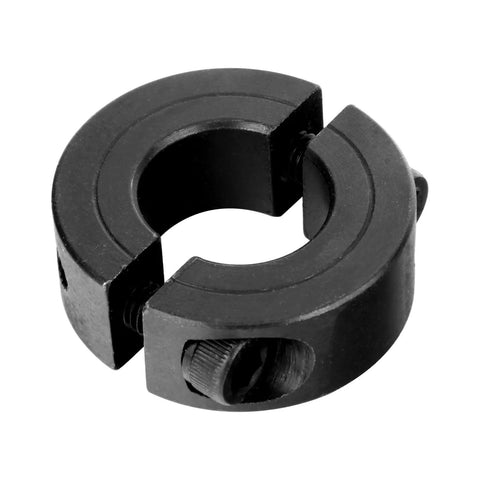 (4-Pack) Shaft Collar 1" Bore, 1045 Steel Double Split Clamp-On Shaft Collars Style, 1-3/4" OD, 1/2" Thickness, with M4 Set Screws