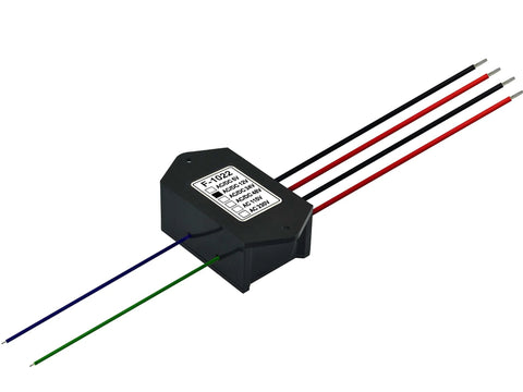 DPST Relay Module 8A 250VAC 30VDC Output With 1NO 1NC, 12V AC DC Control Voltage, Compact Plastic Case, LED Indicator For Real Time Actuation