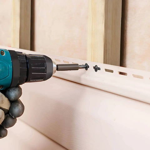 FIXLINK Black Phillips Truss Head Wood Screws 8 By Half Inch Self Tapping being used in DIY woodworking project