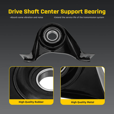 Drive Shaft Center Support Bearing Replacement For Dodge Challenger, Charger, Magnum And Chrysler 300 2005 Through 2014 Direct Fit Carrier Bearing
