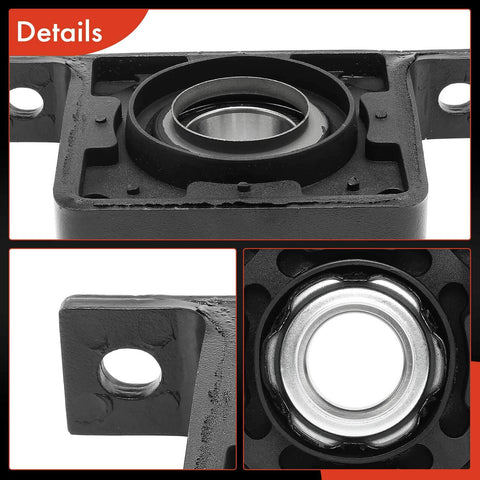 Heavy Duty Driveshaft Center Support Bearing for Dodge Ram 2500 2003 2004 2005 and Ram 3500 2003 2004 2005 Van 2003 Replacement 5159978AB 1.575 Inch Bearing Internal Diameter Carrier Bearing Direct Fit