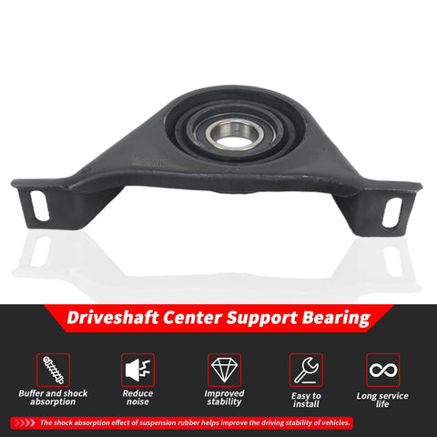 Driveshaft Center Support Bearing For Mercedes Benz 1996 2010 Fits CLS350 CLS55 CLS63 AMG E200 E230 E240 E280 E320 E420 E55 CL500 S280 S320 S350 S430 S500 S600 Replacement 2104102181 2114100181 2114100781 on white background