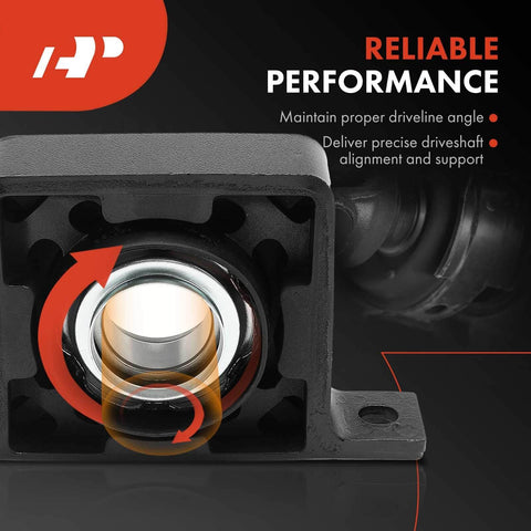 Heavy Duty Driveshaft Center Support Bearing for Dodge Ram 2500 2003 2004 2005 and Ram 3500 2003 2004 2005 Van 2003 Replacement 5159978AB 1.575 Inch Bearing Internal Diameter Carrier Bearing Direct Fit
