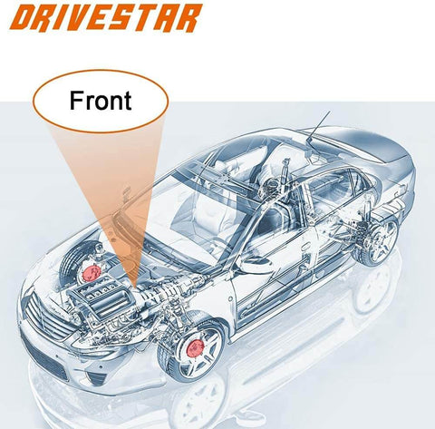 Diagram highlighting installation of Front Wheel Hub Assembly For Versa And Kicks 1.6L 4 Lug Driver And Passenger Sides