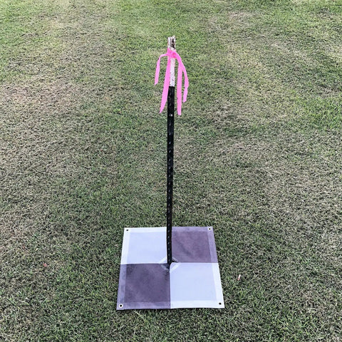 Bulls Eye 24x24 Drone Ground Control Point Targets Six Pack For Mapping And Surveying Center Passthrough with black and white markers