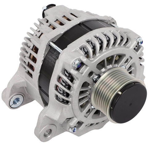 Beefed Up Drop In Alternator For Dodge Ram 2500 And 3500 6.7L 2010 2023 Ready To Roll Replacement For Laramie SLT ST SXT Big Horn Longhorn Limited Models Replaces 11443, visible from side angle