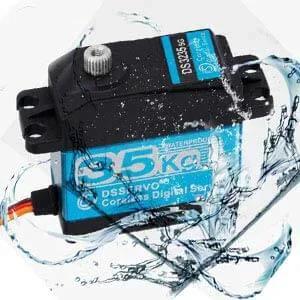 Waterproof DS3235 35kg high Torque Coreless Motor servo with Metal Gear and Stainless Steel for Robotics and RC cars
