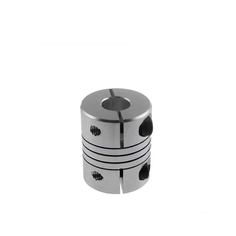 Close-up of DSG16H coupling for 2Pcs HGR20 200mm Linear Rail and 1Pcs RM1605 250mm Ballscrew Kit, used in DIY CNC projects.